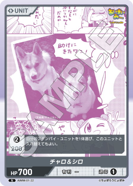 AIMM-01-22 N チャロ＆シロ